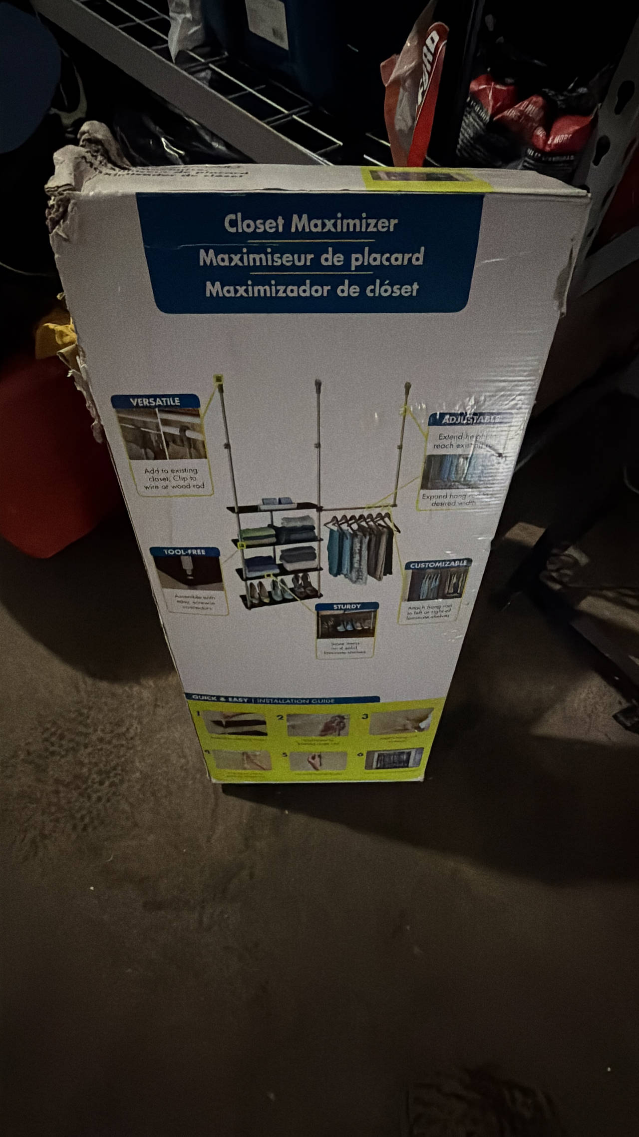 Rubbermaid Closet Maximizer Custom Closet Organizer Storage System