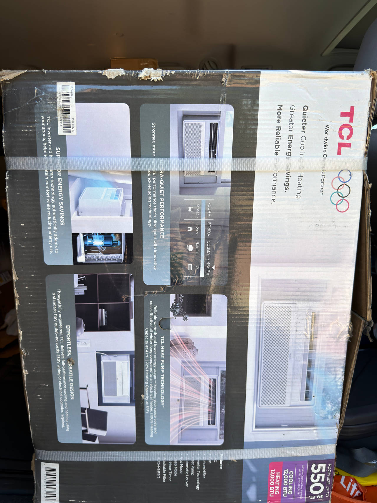 TCL 12,000 BTU Window Air Conditioner with Heat Pump