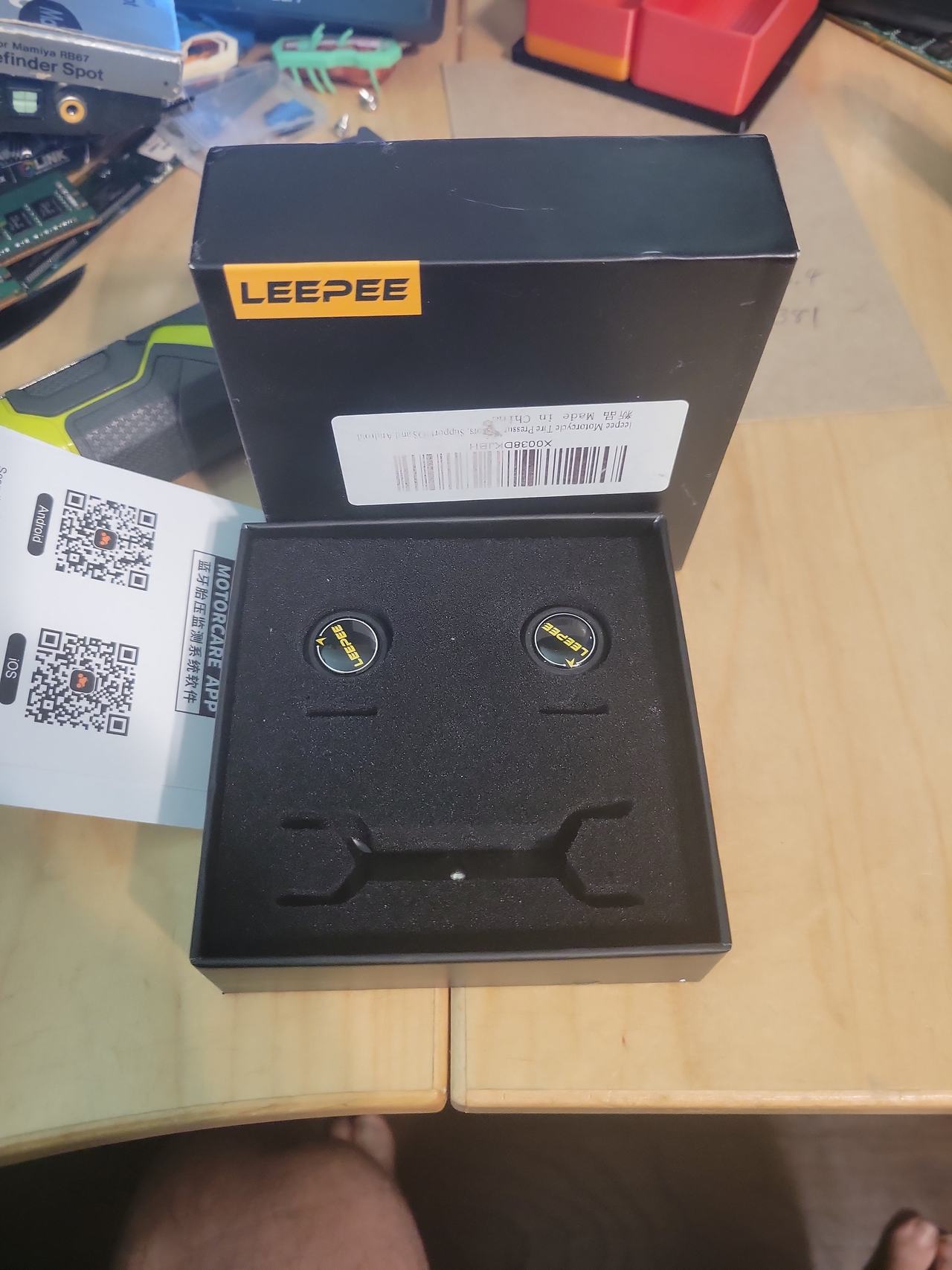 LEEPEE Motorcycle Bluetooth Tire Pressure Monitoring System