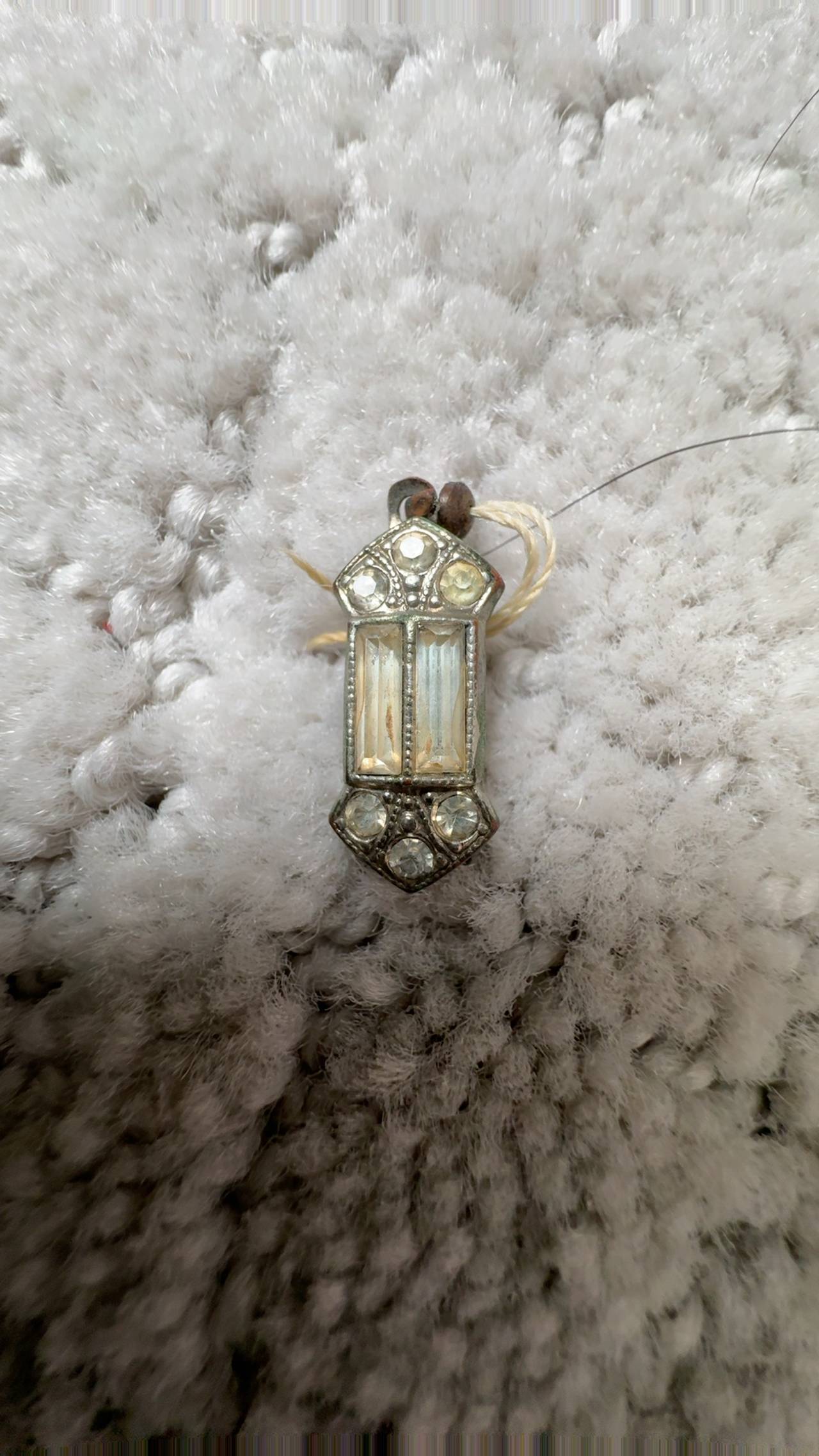 Art Deco Silver Pendant
