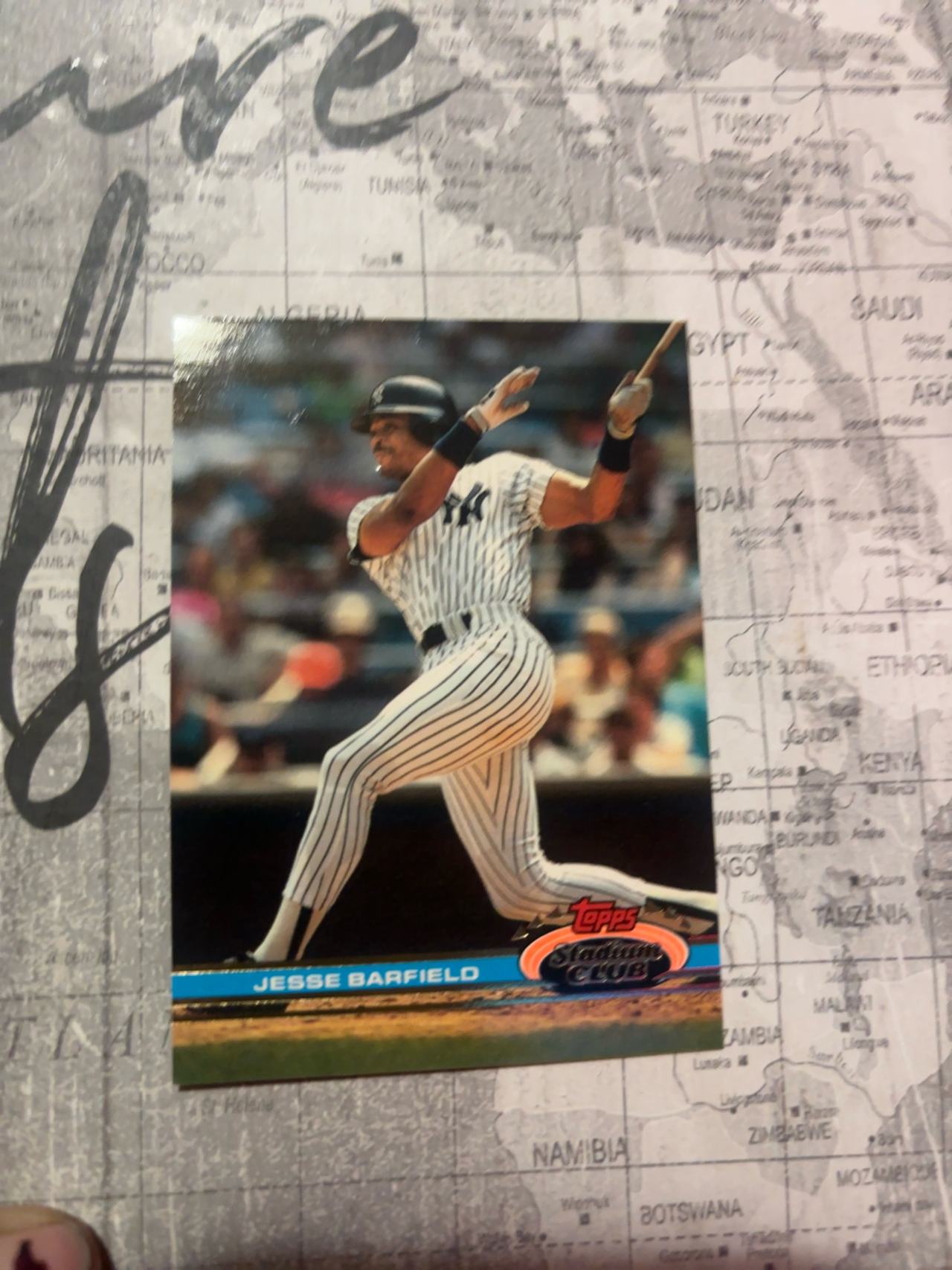 Topps Stadium Club Baseball Card