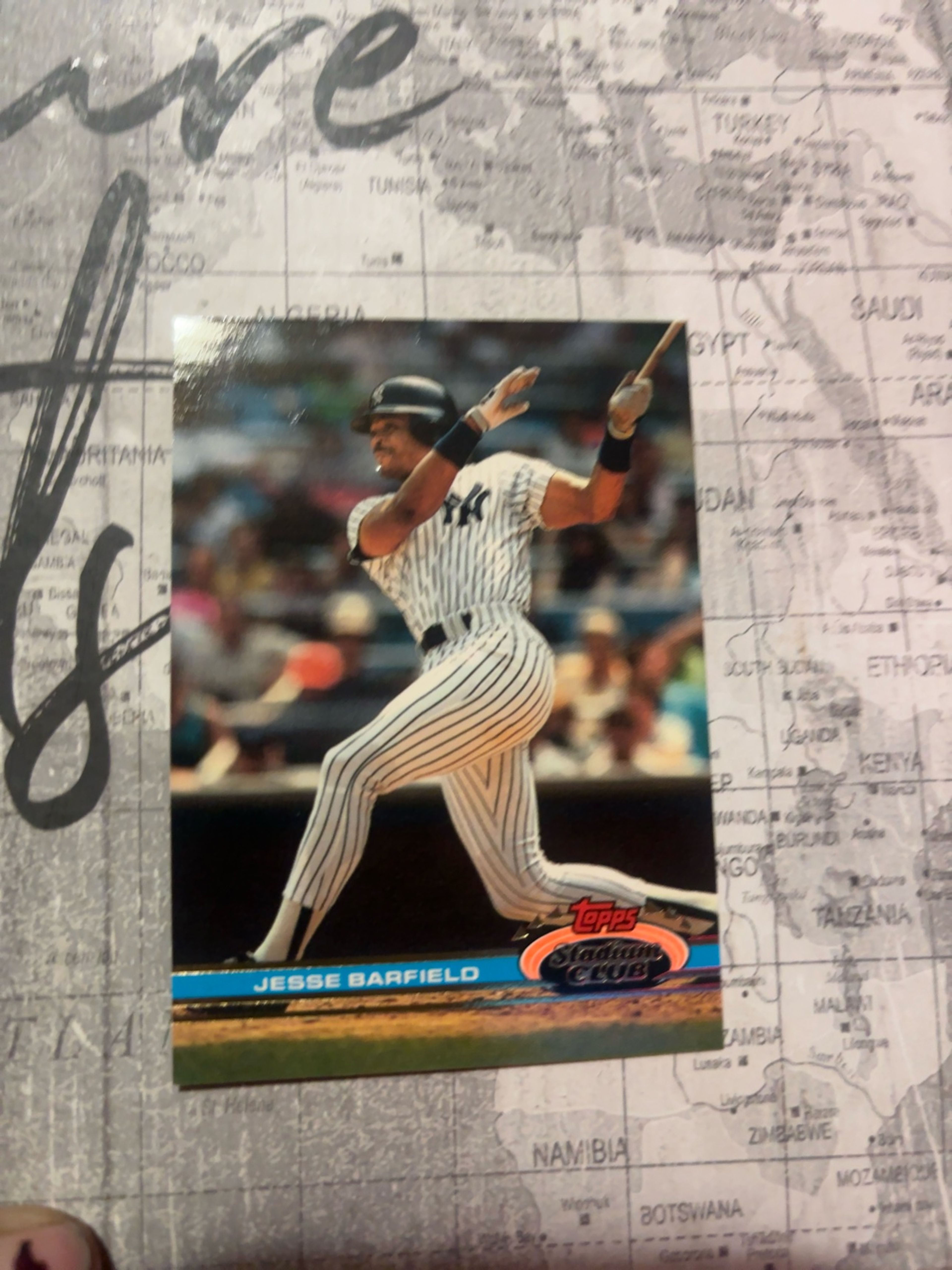 Topps Stadium Club Baseball Card