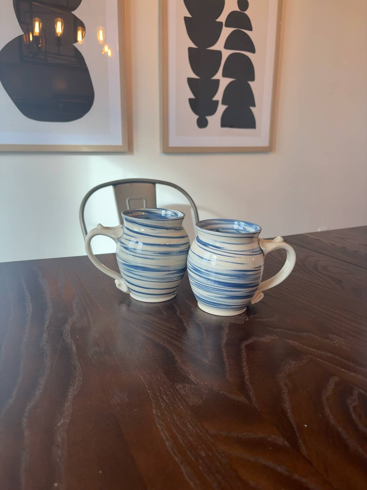 PEI handcrafted pottery mugs
