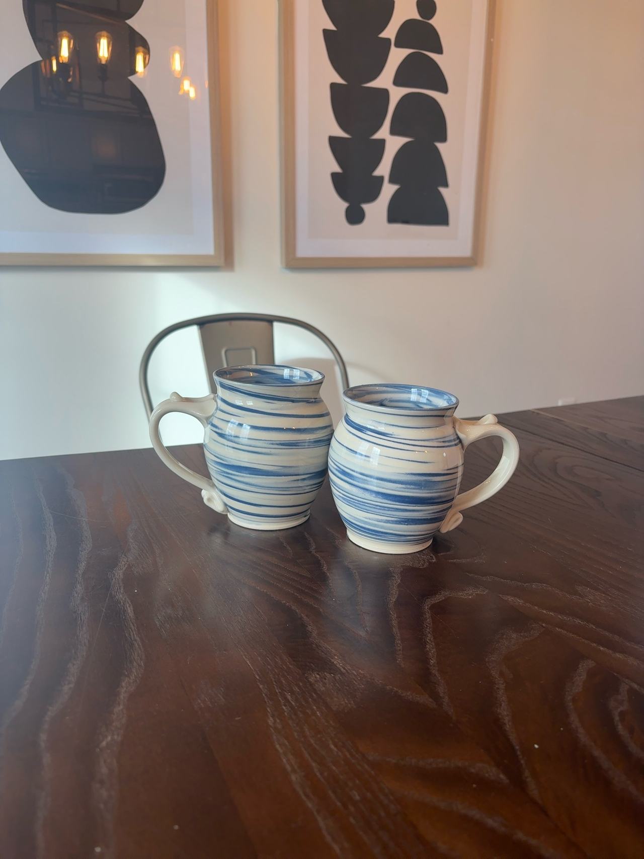 PEI handcrafted pottery mugs