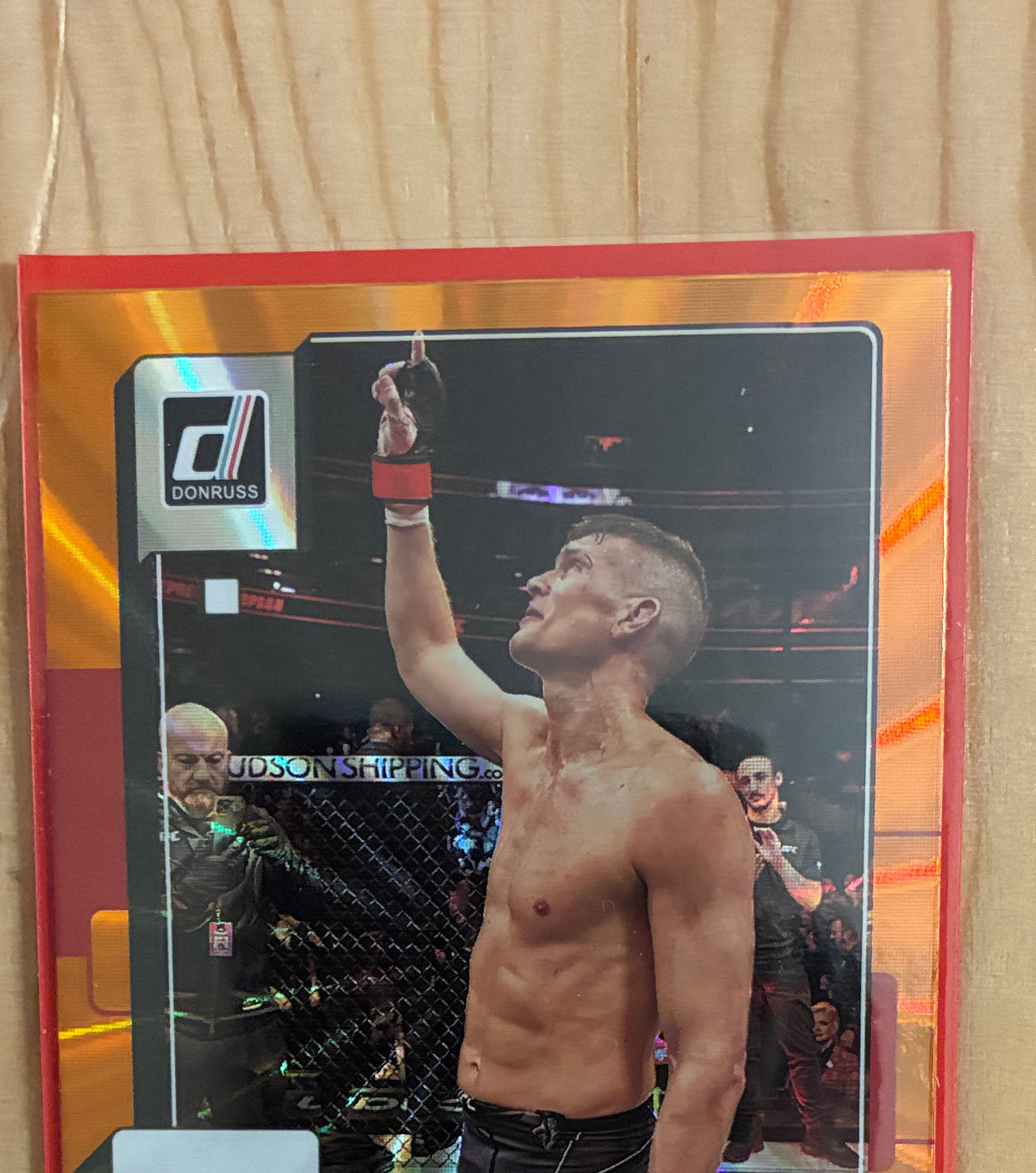 2022 Panini Donruss UFC Stephen Thompson Orange Laser Parallel #144