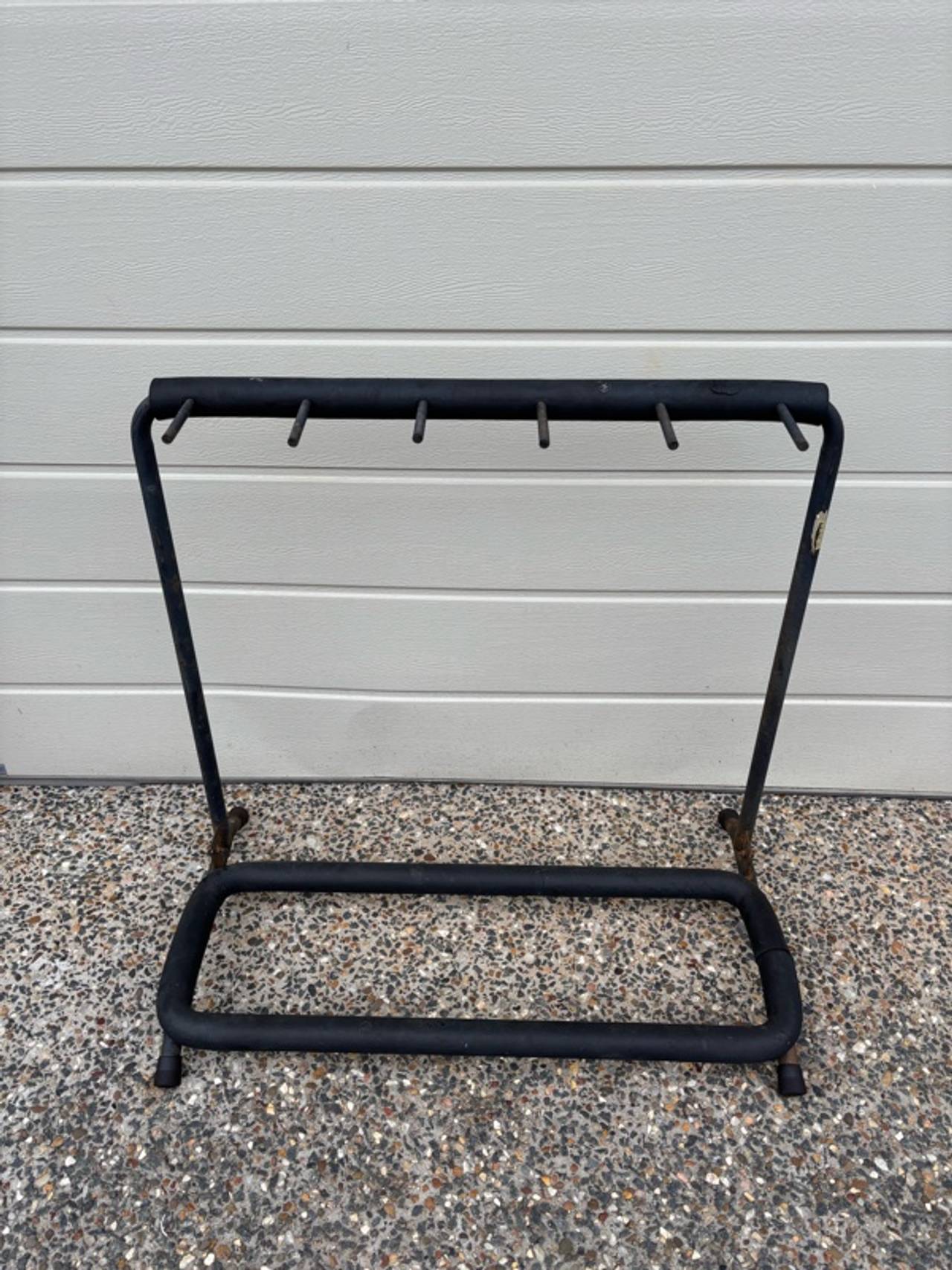 5-Guitar Metal Stand Black