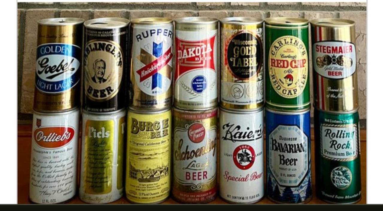 Vintage Beer Can Lot (14 Cans)