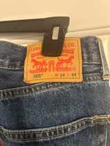 Levi's 505 Regular Fit Straight Leg Jeans - Image 2