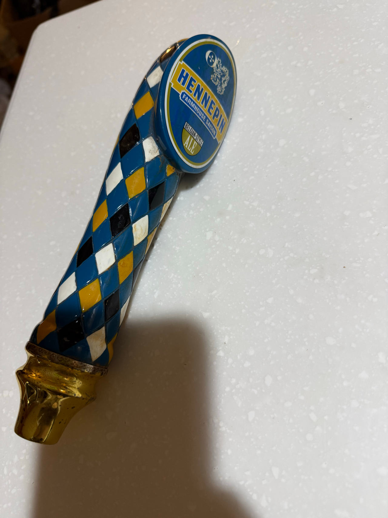 Brewery Ommegang Hennepin Farmhouse Saison Beer Tap Handle