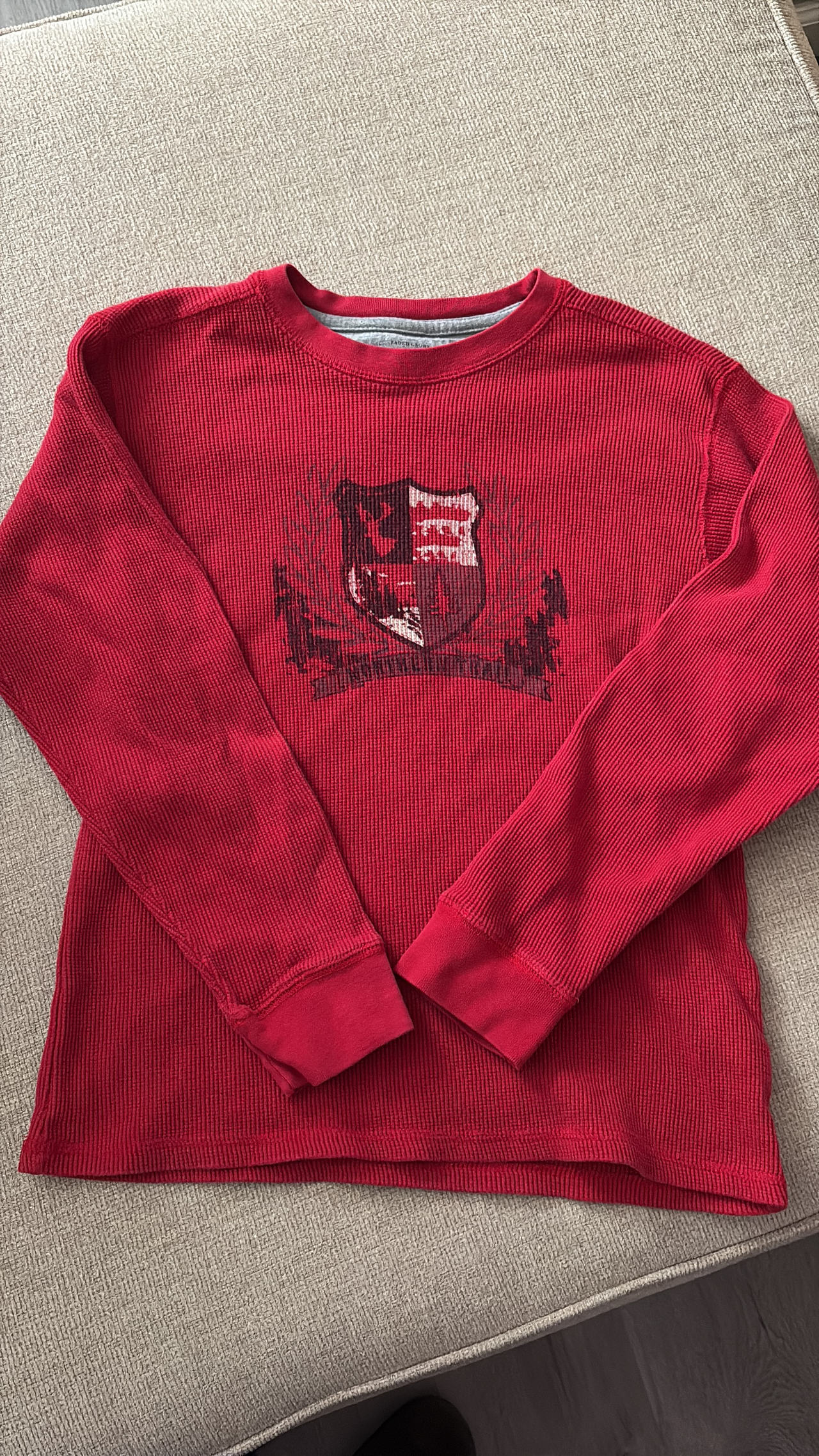 Northern Trail Red Thermal Graphic Shirt