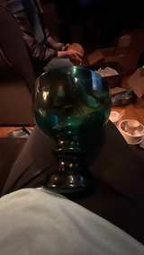 Viking Glass Emerald Green Compote Bowl - Image 4