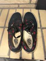 Vans Authentic Cherry Print Black/Red Size 10 - Image 3