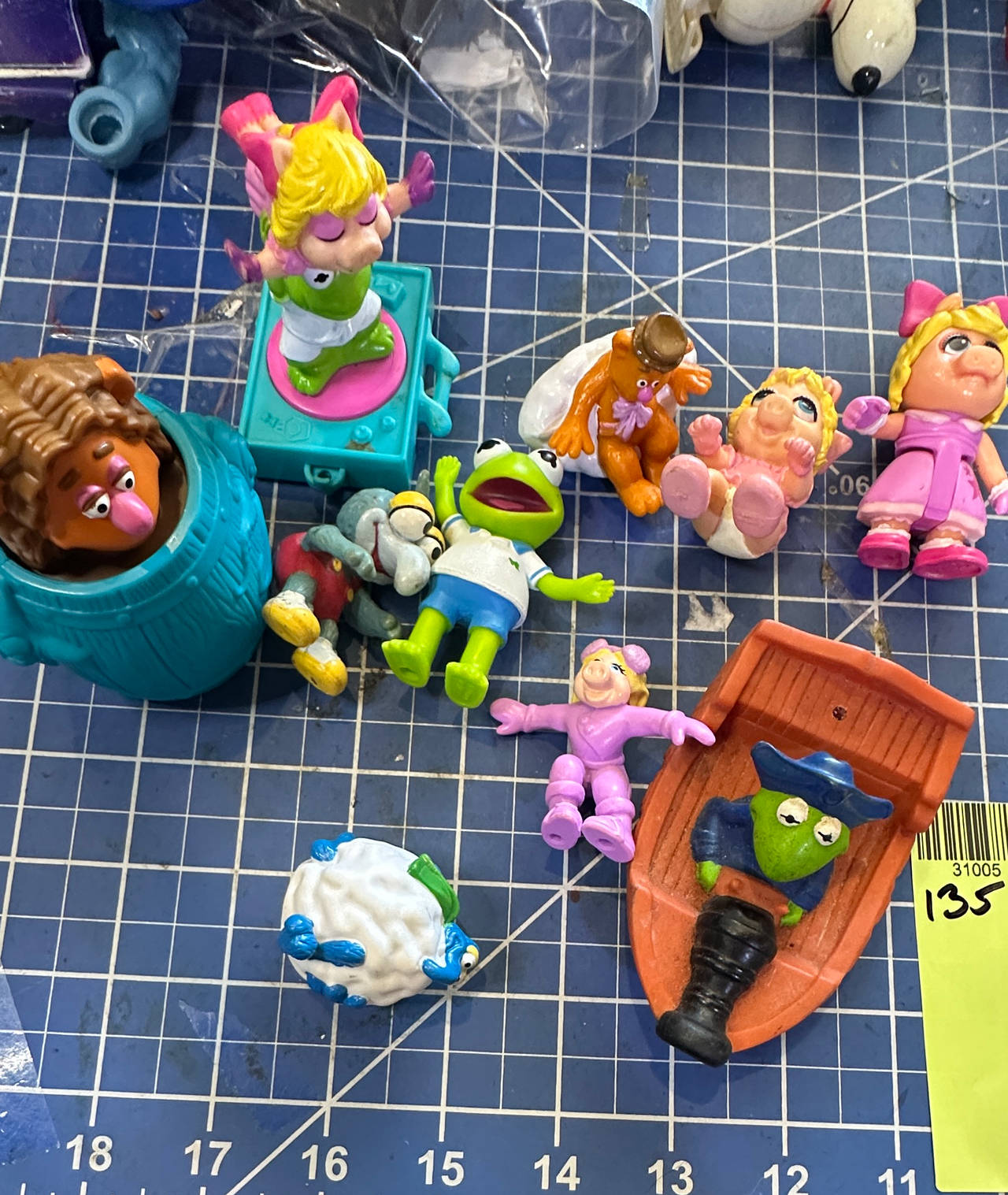 Jim Henson’s Muppets/ Muppet Babies vtg retro figure bundle 9 pcs. 135