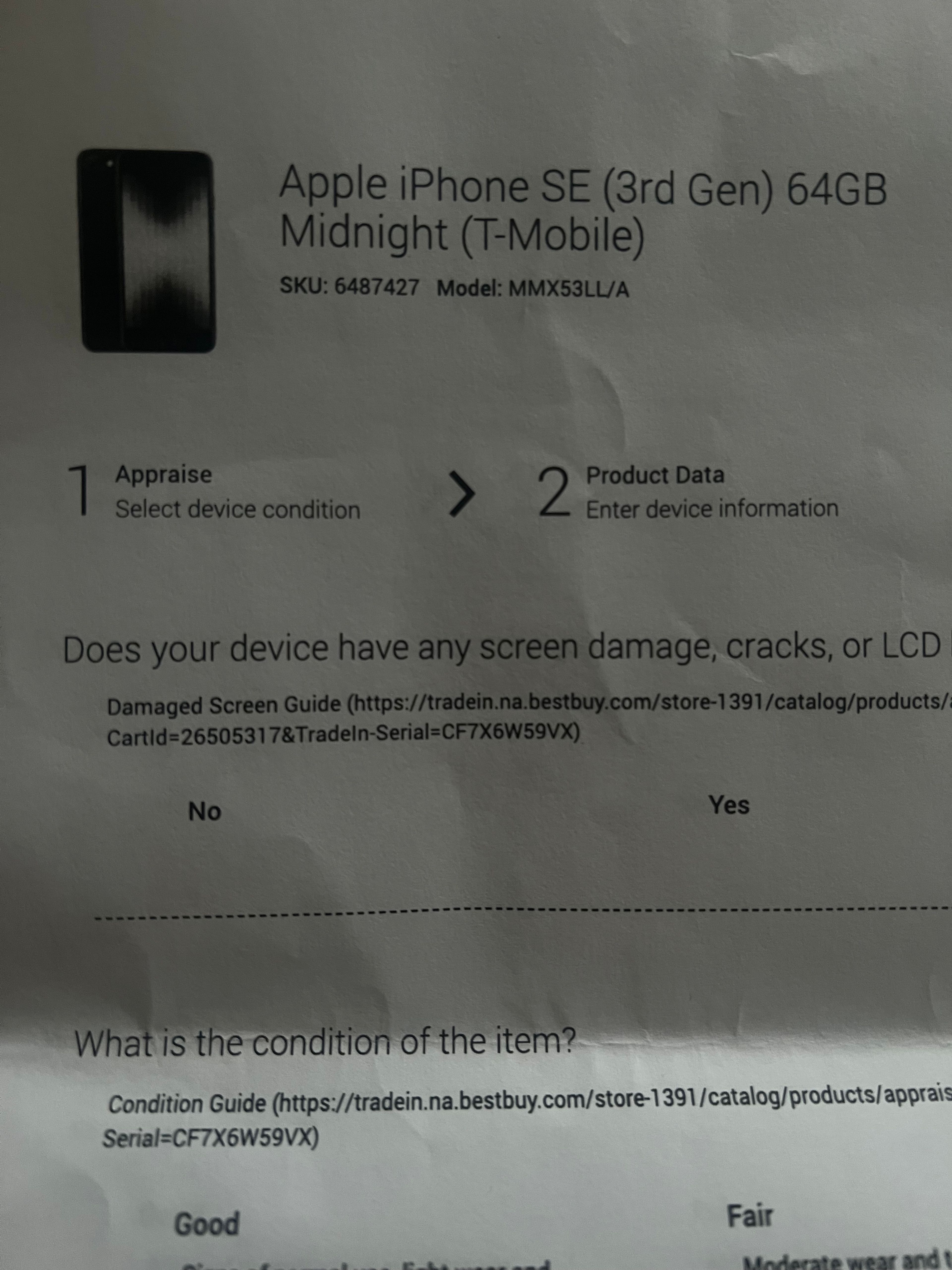 Apple iPhone SE 3rd Generation 64GB T-Mobile  - Image 7