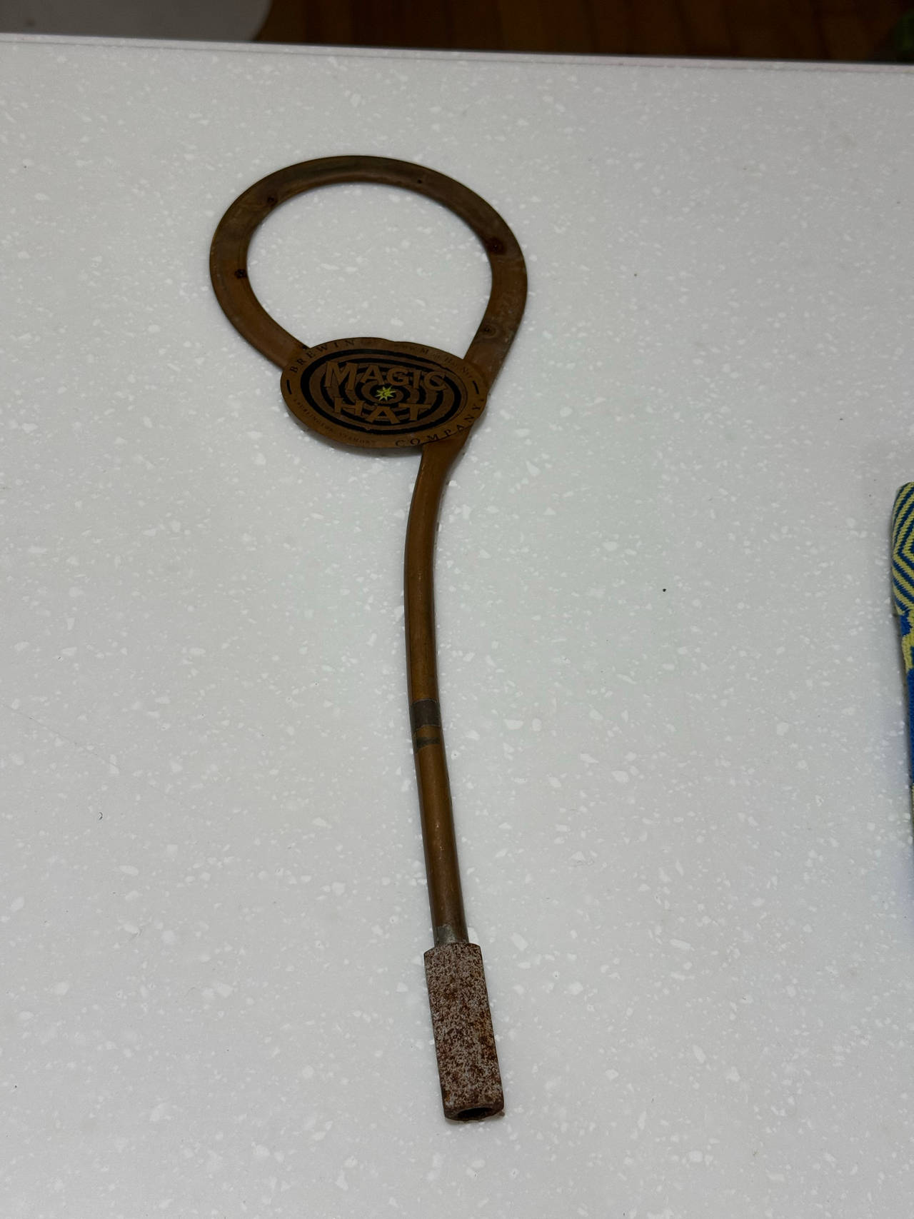 Magic Hat Brewing Company Copper Ring Tap Handle