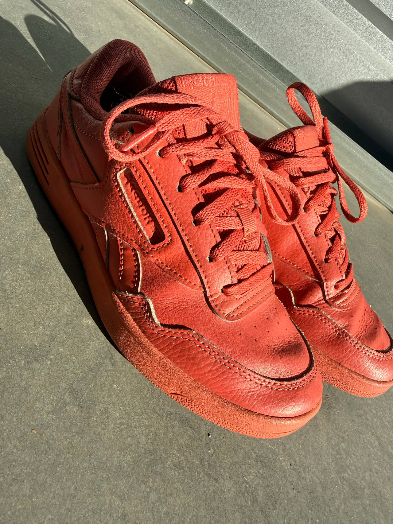 Reebok Club C 85 Monochromatic Red (women’s 7)
