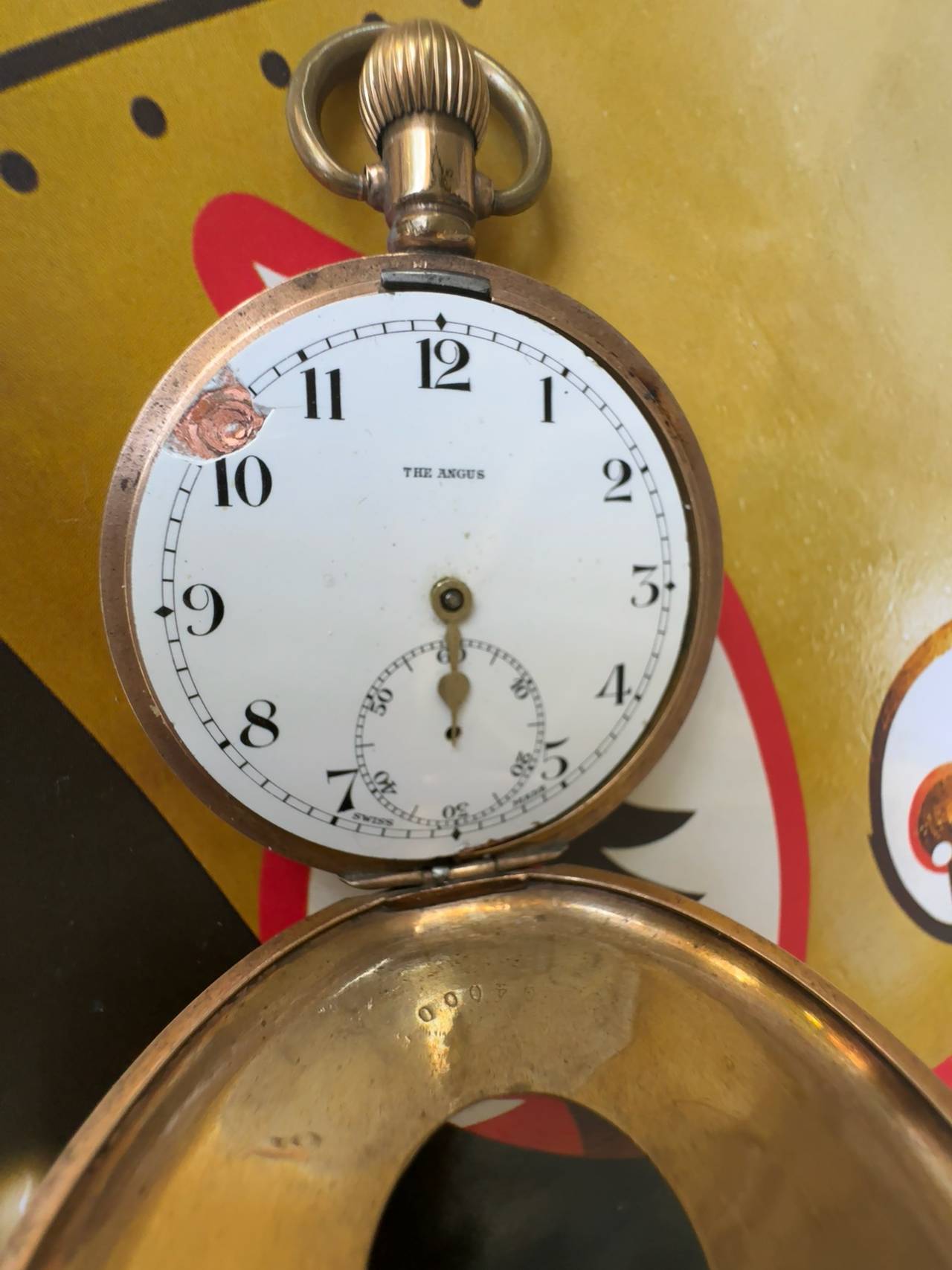 Antique Gold-Filled Pocket Watch