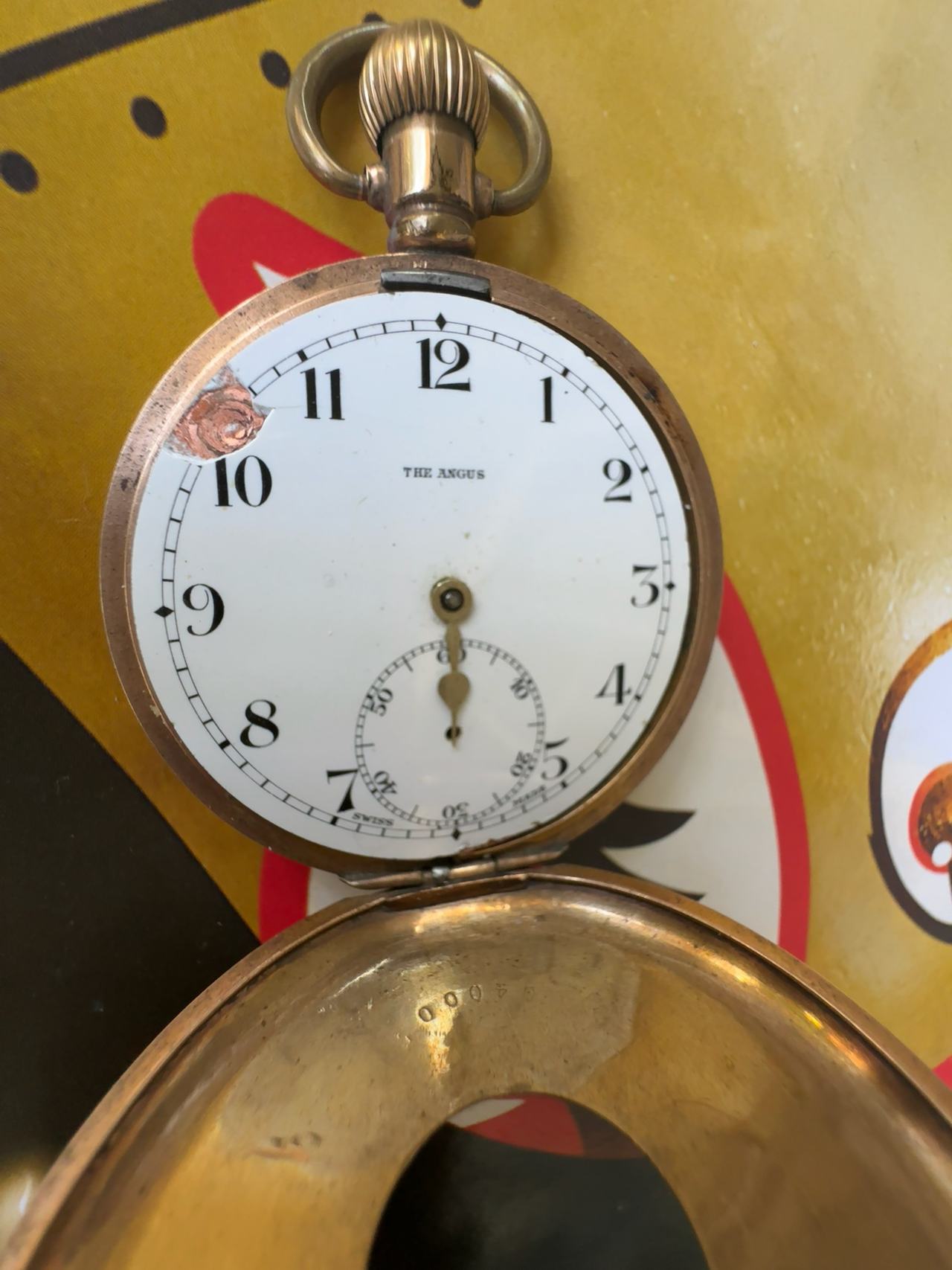Antique Gold-Filled Pocket Watch