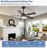Depuley 42 Inch 5-Blade LED Ceiling Fan - Image 4