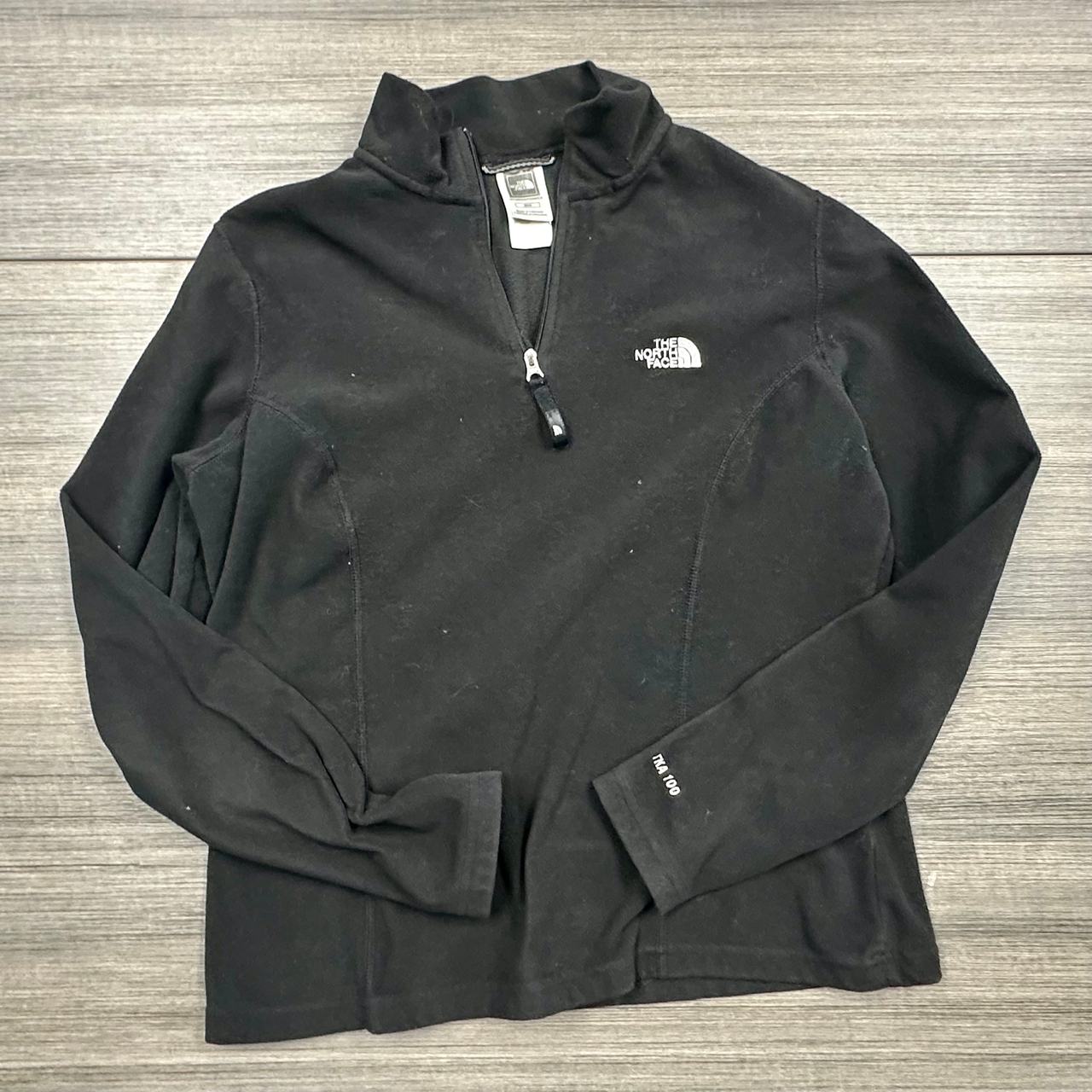 The North Face Women's TKA 100 Quarter-Zip Fleece, size M.