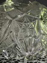 Antique EAPG Imperial Glass Thonged Star Pattern Crystal Compote Candy Dish - Image 4