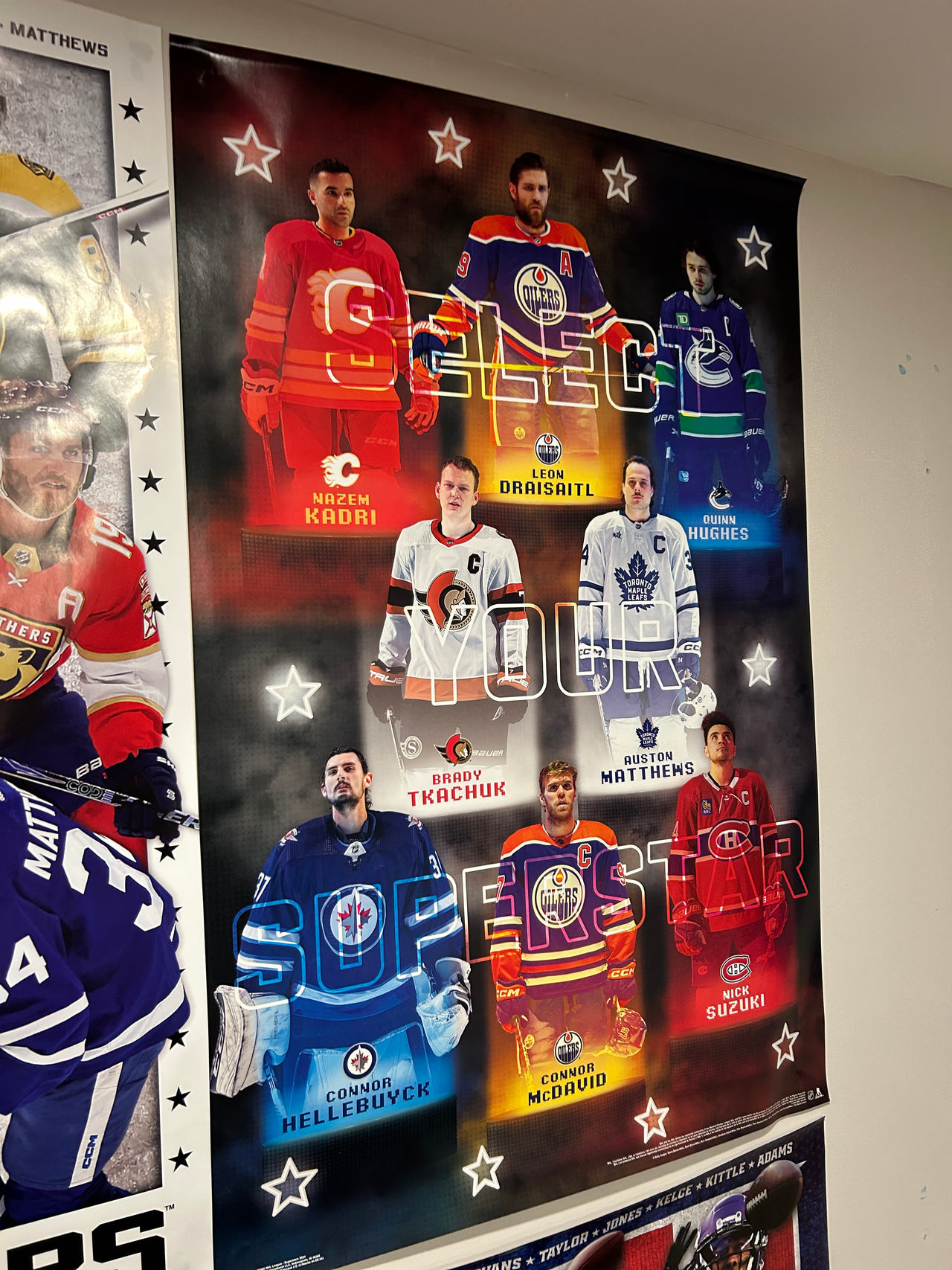 NHL Superstar Poster
