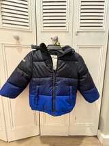 H&M Kids Water-Repellent Puffer Jacket Dark ombre into Royal blue size 4/5 boys - Image 1