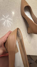 Franco Sarto Nude Pointed Toe Pumps - Image 3