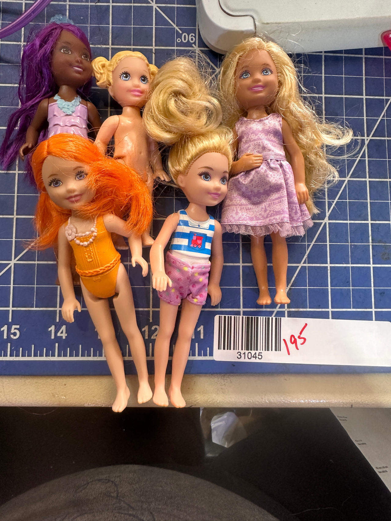 Barbie Chelsea Kelly Little Sister doll collection 5 pcs. 195