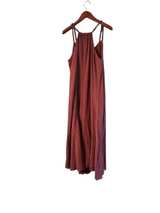 Garnet Hill Women’s Gauzy Sleeveless Maxi Dress Comfortable Rust Red Size XL - Image 2