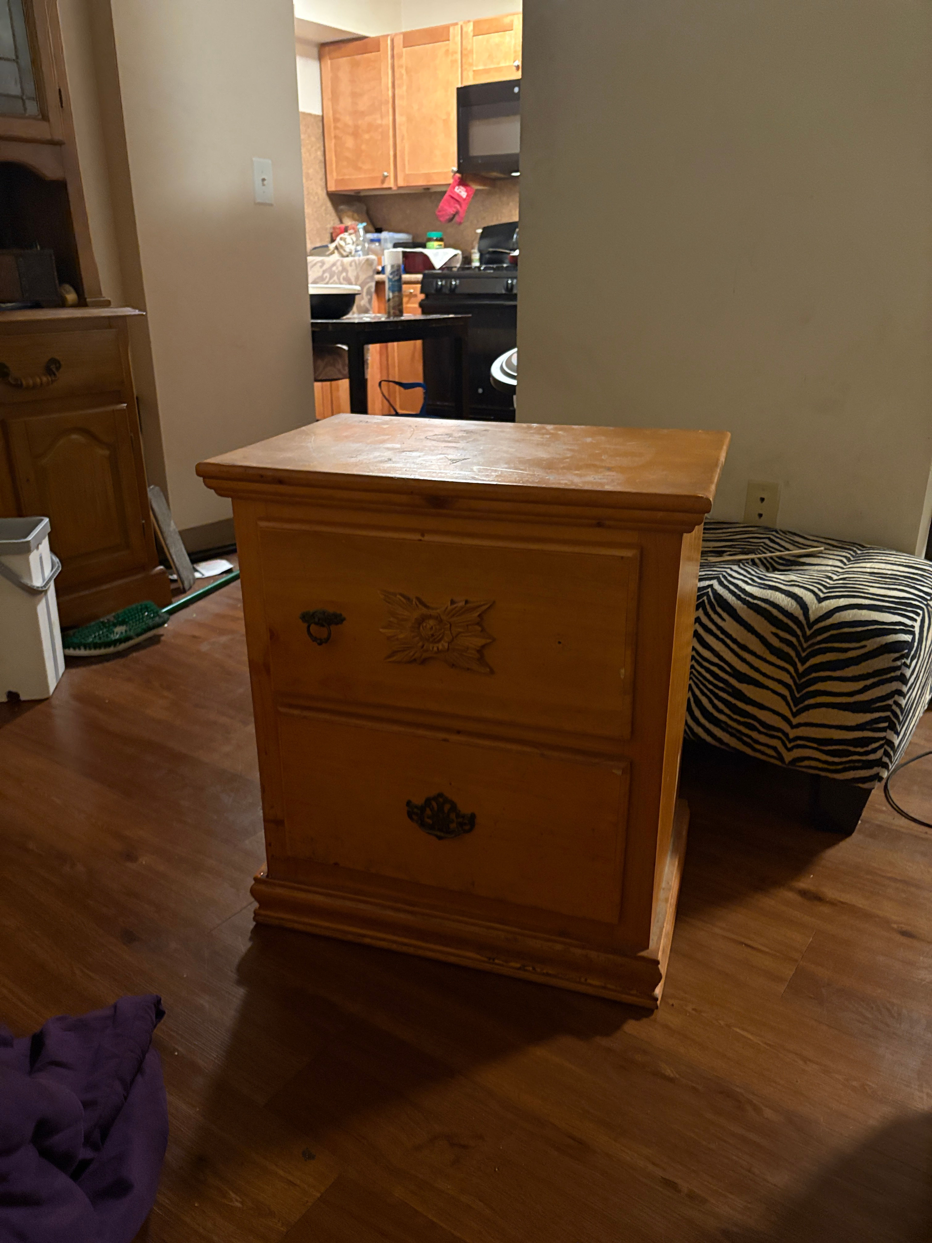 Wooden Nightstand