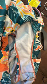 One-Piece Swimsuit floral wide strap size 16 NWOT - Image 5