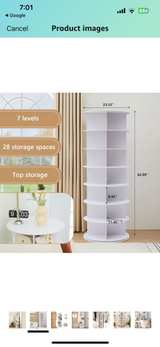 Rotating Shoe Rack- 7 Tier  - Image 5