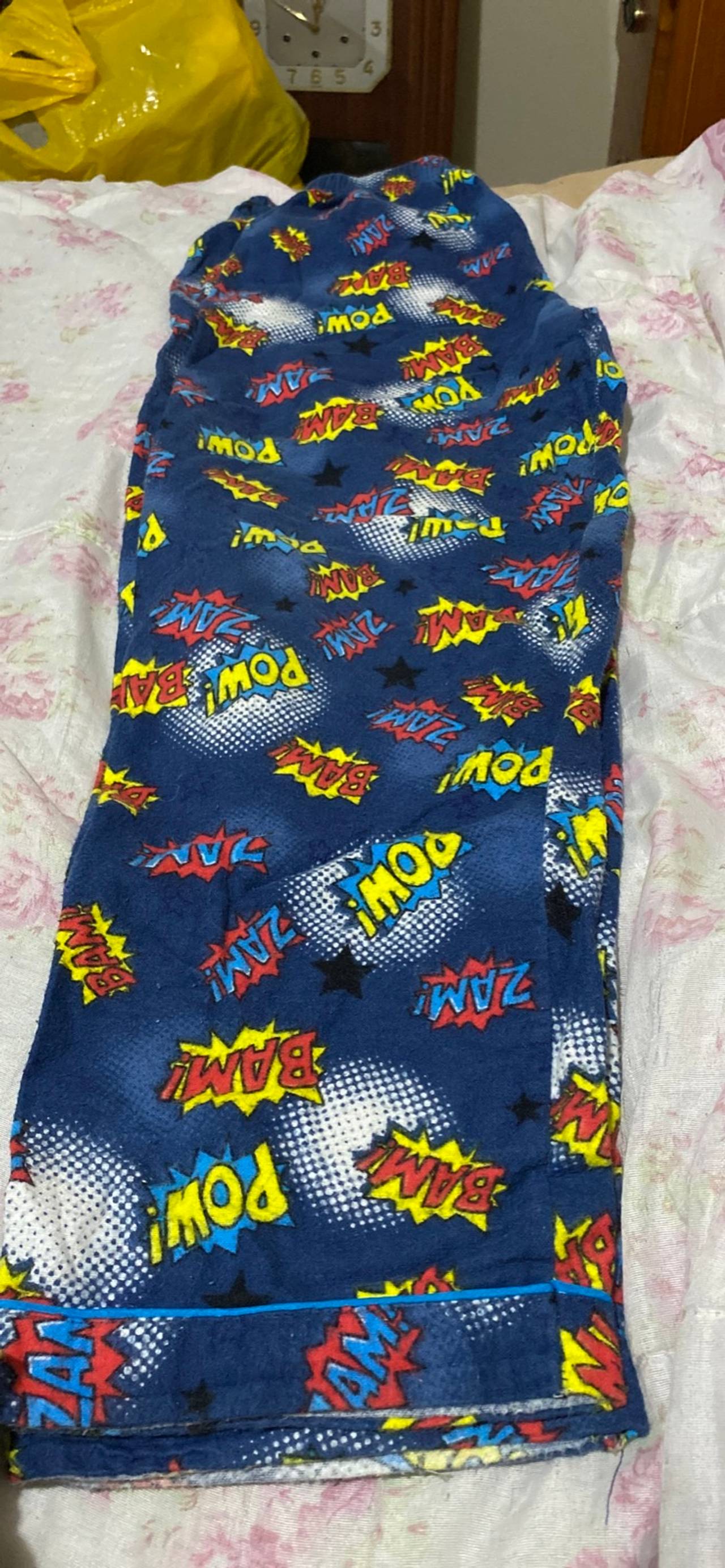 Size 12 Kids' Comic Book Print Pajama Top