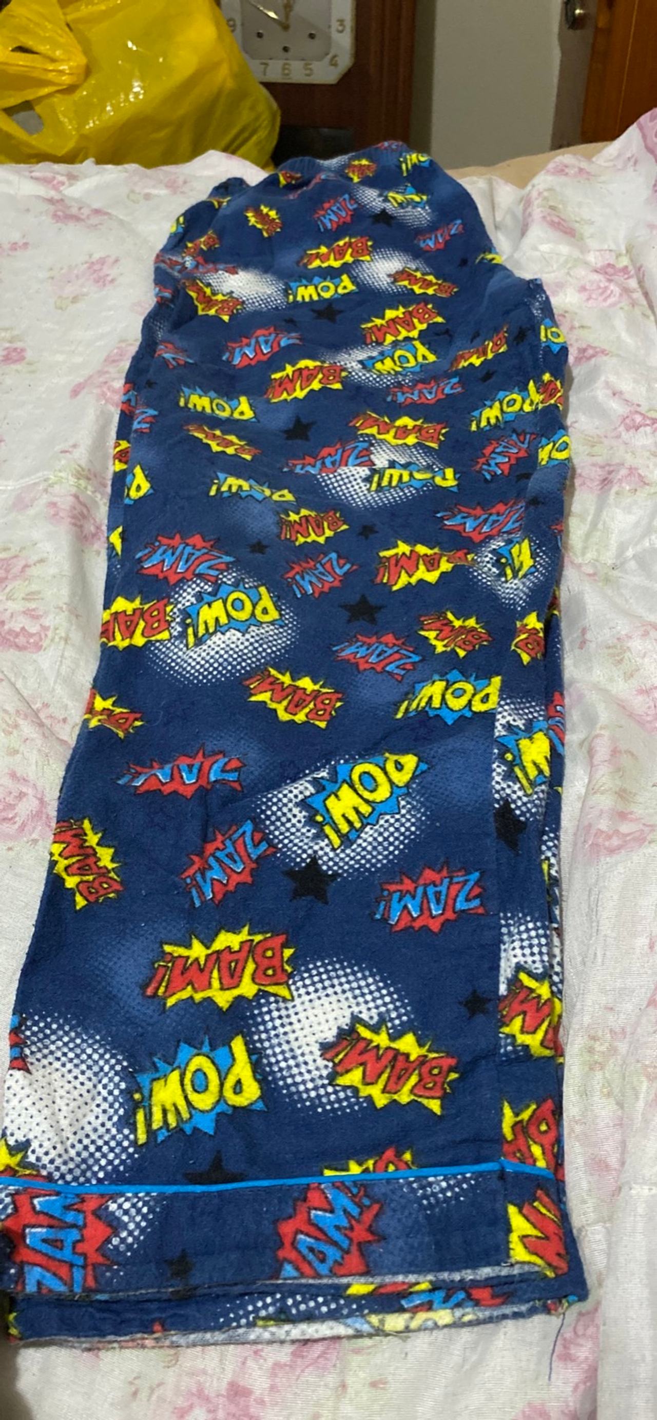 Size 12 Kids' Comic Book Print Pajama Top