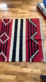 Southwestern Style Geometric Flatweave Rug - Image 7