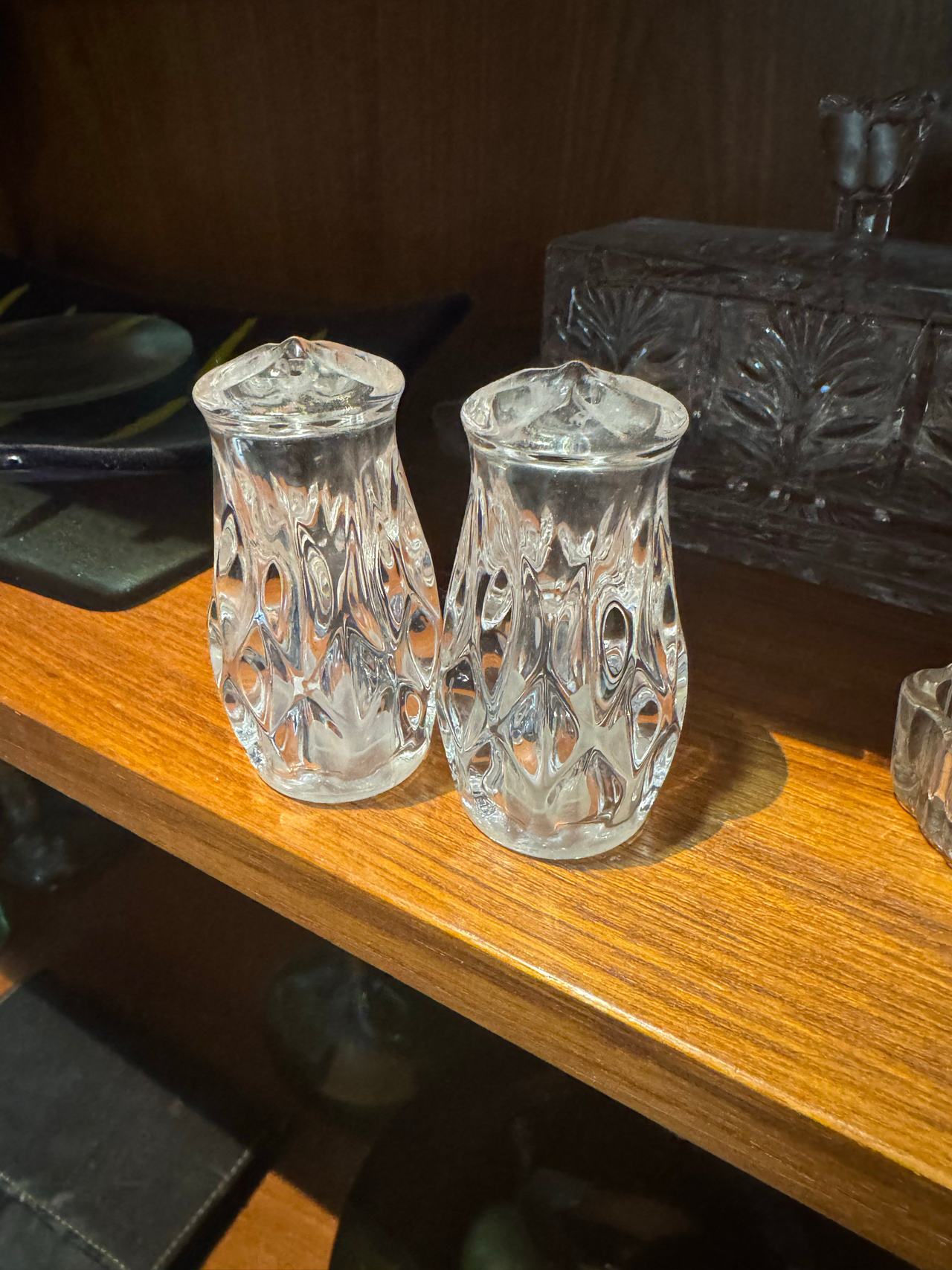 Gorham Crystal Salt and Pepper Shakers