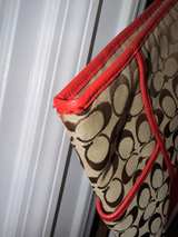 BROKEN STRAP NEEDS STITCHING Coach Signature Canvas Tote Bag - Image 6