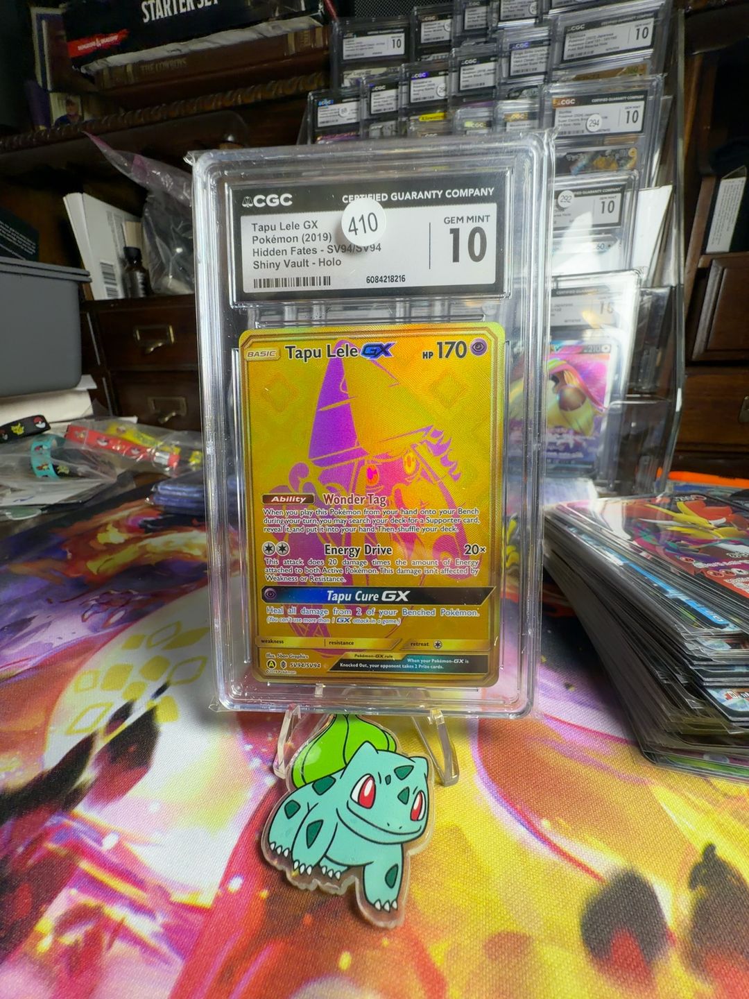 Pokemon Tapu Lele GX Gold Full Art Hidden Fates