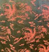 Men's Dragon Print Mandarin Collar Button Down Shirt - Image 3