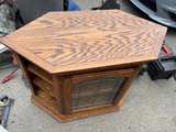 Oak Corner TV Stand - Image 5
