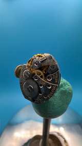 Vintage Bulova 17 Jewel Watch Movement with Dial - Image 3