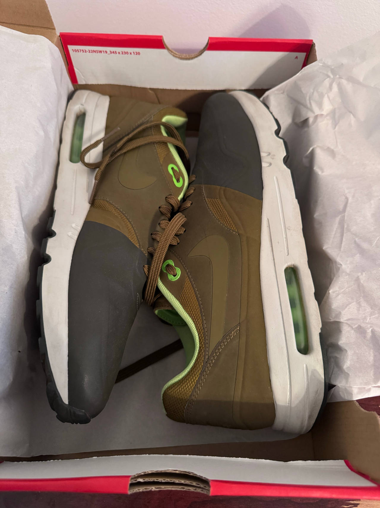 Nike Air Max 1 Premium Olive Canvas