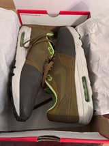 Nike Air Max 1 Premium Olive Canvas - Image 1