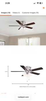 Clarkston 44 in. Ceiling Fan - Image 2