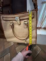 Michael Kors Hamilton Whipstitch Croc-Embossed Tote - Image 4