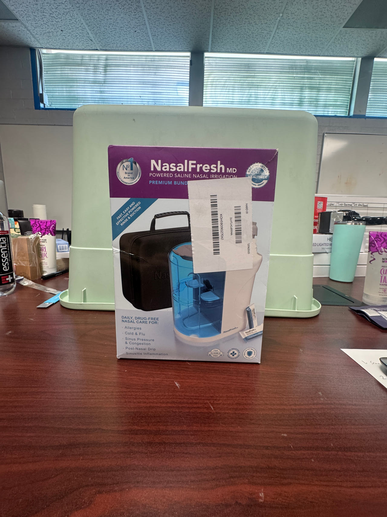 NasalFresh MD Powered Saline Nasal Irrigation Premium Bundle