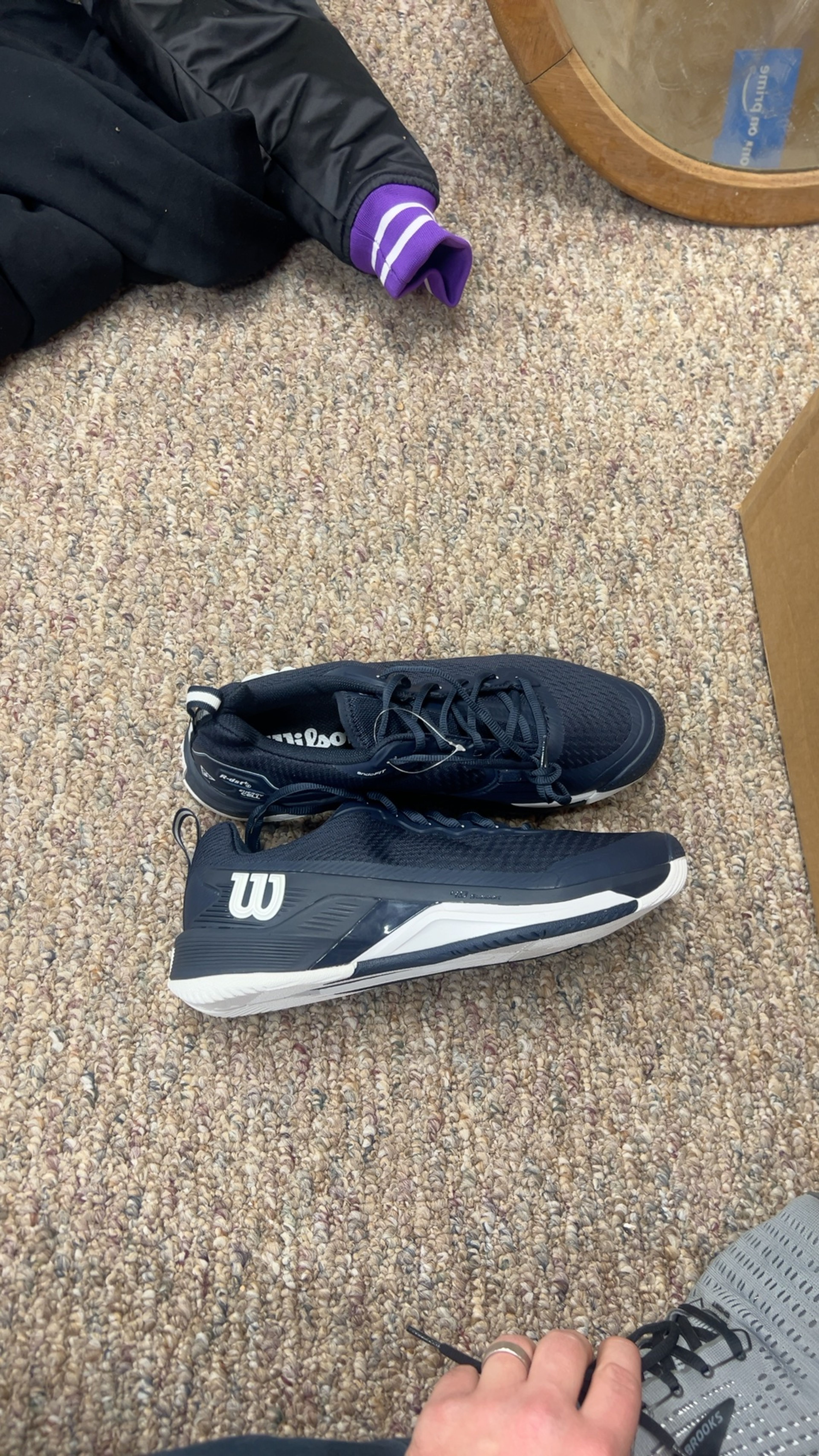 SIZE 10 Wilson Rush Pro 4.5 Men's Tennis Shoe Blue