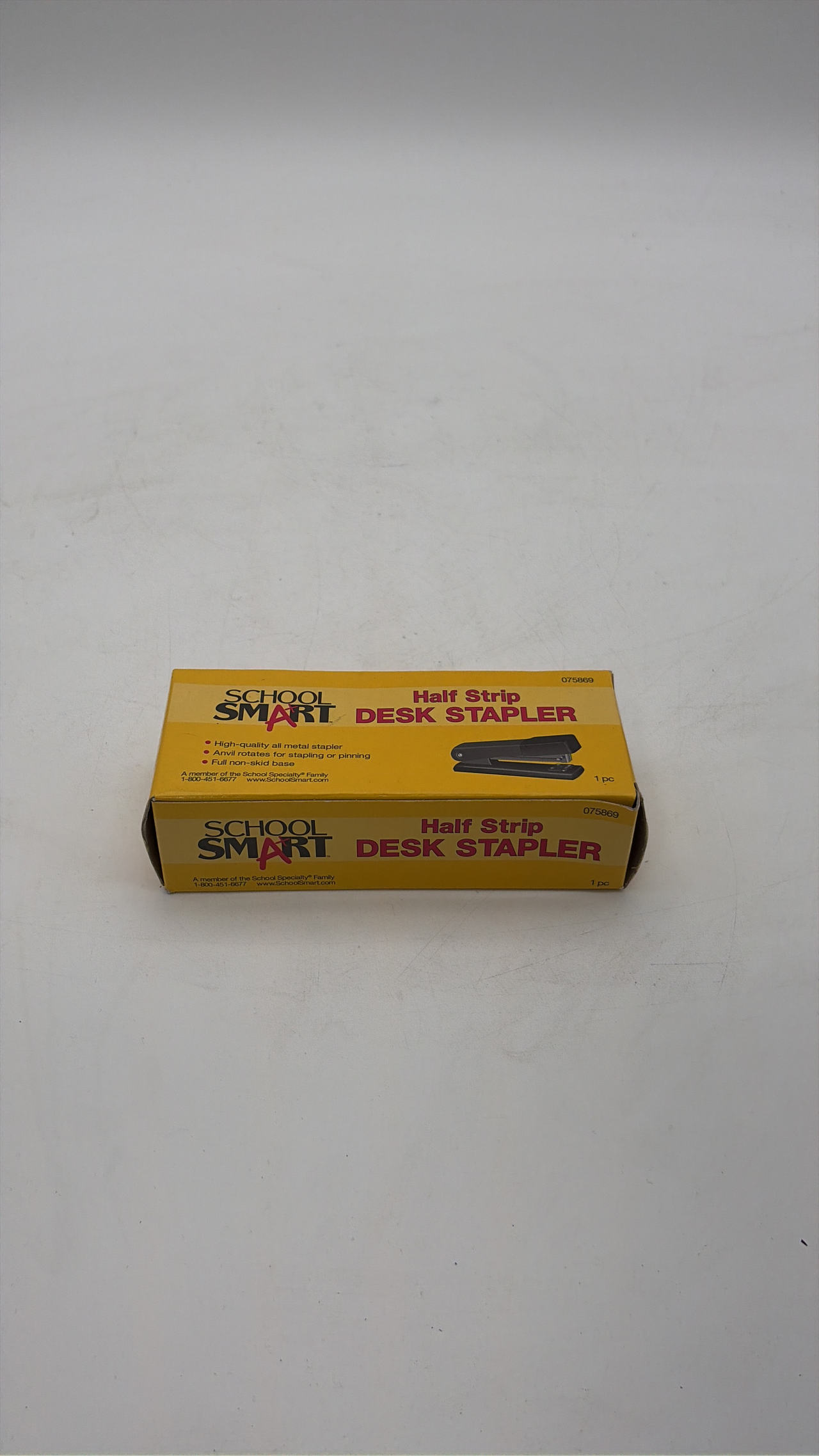 School Smart Half Strip Desk Stapler
