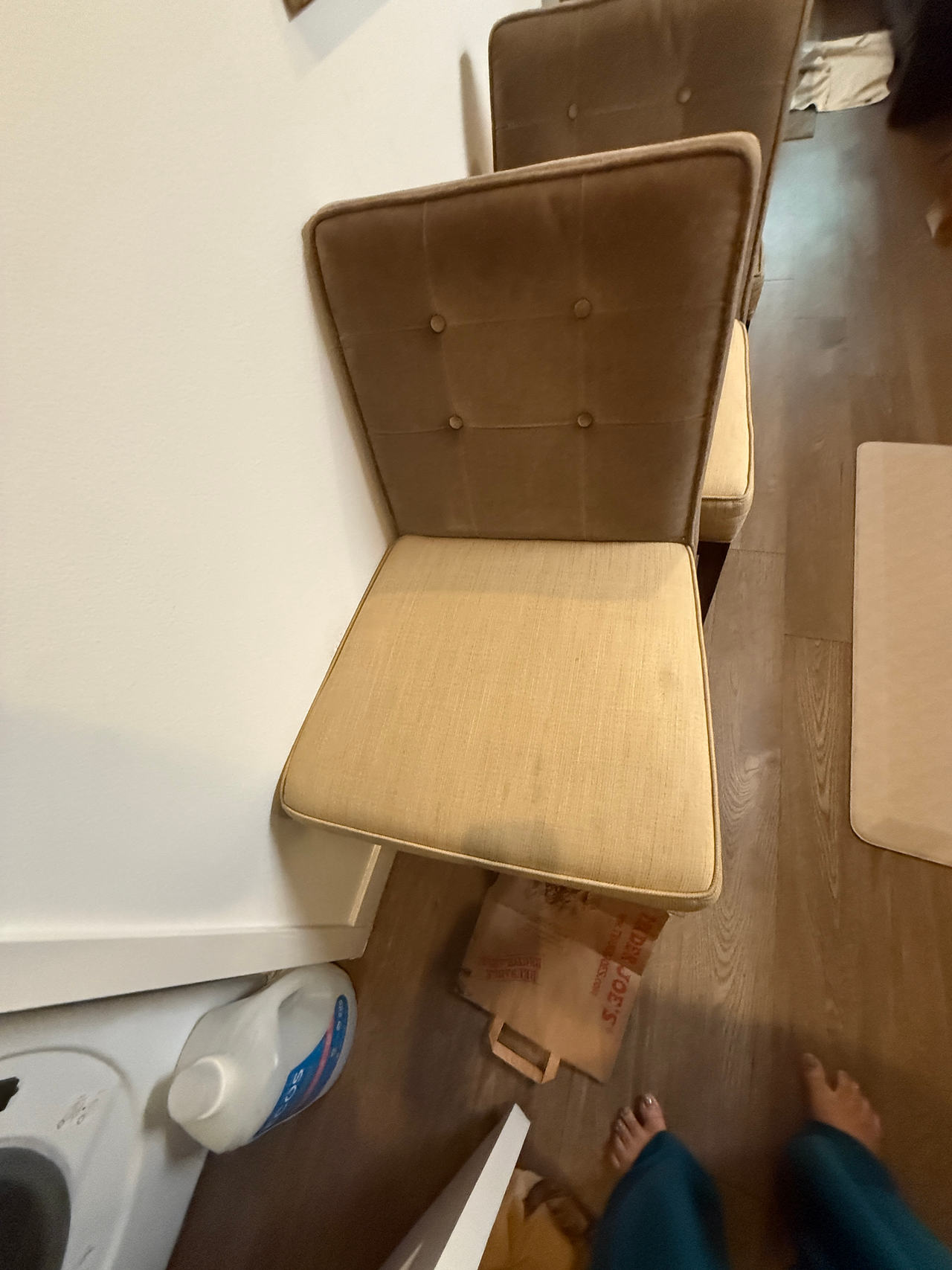 Mid-Century Modern Upholstered Dining Chair